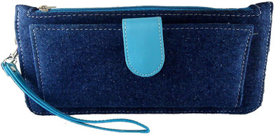 anish Casual Blue Clutch