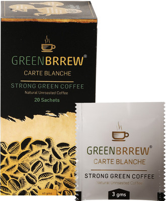 

GreenBrrew Strong Green Coffee Instant Coffee(5 x 12 g, Green Coffee Flavoured)