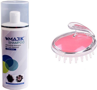

Confidence Hair Wash Brush & Shampoo For Men & Women(Set of 2)
