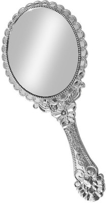 RAAYA Round Shaped Makeup Mirror With Handle For Girls And Women,