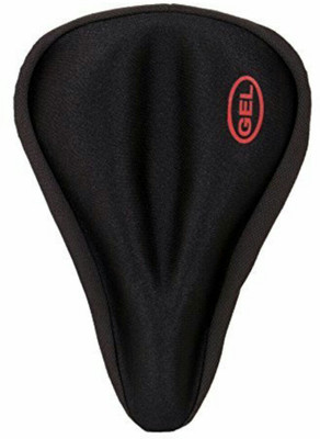 

fastped Bicycle Silicone Saddle Seat & Cycling Cushion Pad Bike Gel Bicycle Seat Cover Free Size(Black)