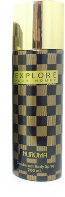 

Nuroma Explore Brown Deodorant Spray - For Men(200 ml)
