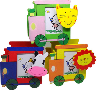 

Fully 1 Compartments Wooden Pen Stand(Multicolor)