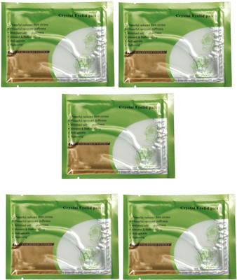 

DALUCI 5 pair Face Care Crystal Eyelid Patch Collagen Eyes Masks Remove Black Anti-wrinkle Gel Eye Mask Eye Care(60 g)