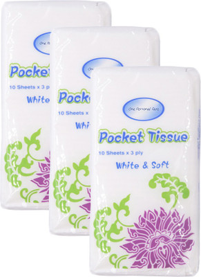 

One Personal Care Kleenex Ultra Soft Pocket Tissues (10 Sheets x 3 Ply Per Pack)(Pack of 30)