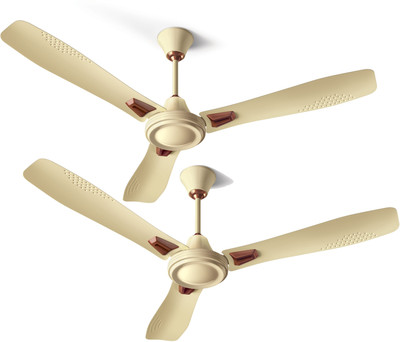 

Crompton Air 360 Deco ivy(Pack of 2) 3 Blade Ceiling Fan(ivory, Pack of 2)