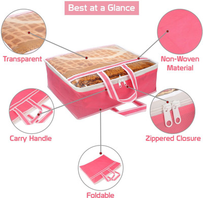 

BlushBees Blanket Large Storage Bag(Pink)