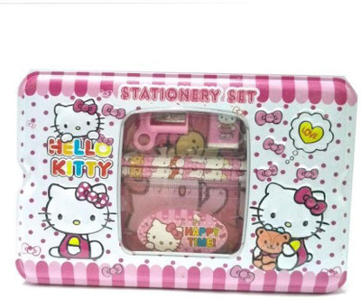

Hello Kitty Jumbo Pencil Box Geometry Box(Pink, White)