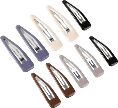 

Franck Provost (France) Tic Tac Snap Hair Clips (10 pcs) - (Multicolour) Tic Tac Clip(Multicolor)