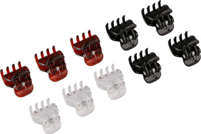 

Franck Provost (France) Mini Butterfly Hair Claw Clips (10 pcs) - (Multicolour) Hair Claw(Multicolor)