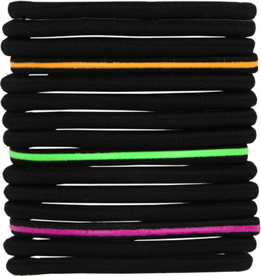 

Franck Provost (France) Fancy Elastic Ponytail Hair Rubber Bands (15 pcs) - (Multi-Colour) Rubber Band(Multicolor)