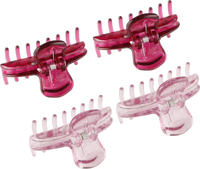 

Franck Provost (France) Mini Butterfly Hair Claw Clips (4 pcs) - (Multicolour) Hair Claw(Multicolor)