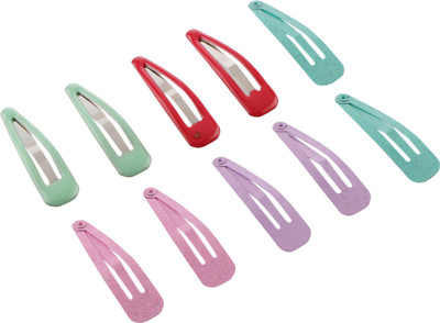 

Princesse Lili (France) Decorated Hair Tic Tac Clips for Girls and Kids (10 pcs) - (Mix Colour) Tic Tac Clip(Multicolor)