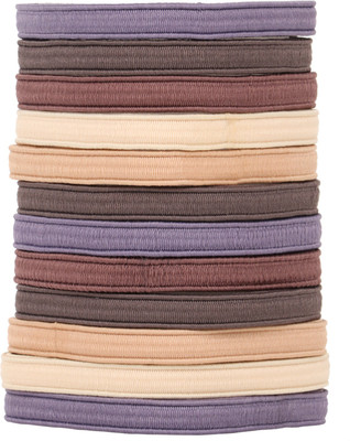 

Franck Provost (France) Fancy Elastic Ponytail Hair Rubber Bands (12 pcs) - (Multi-Colour) Rubber Band(Multicolor)