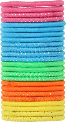 

Princesse Lili (France) Ponytail Hair Rubber Bands for Girls and Kids (24 pcs) - Multicolour Rubber Band(Multicolor)