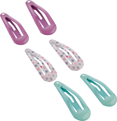 

Princesse Lili (France) Non Slip Tic Tac Hair Clips for Girls and Kids (6 pcs) Tic Tac Clip(Multicolor)