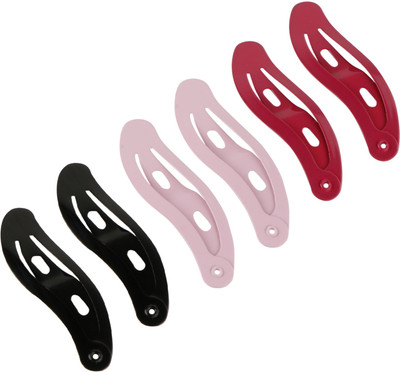 

Franck Provost (France) Tic Tac Snap Hair Clips (6 pcs) - (Mix Colour) Tic Tac Clip(Multicolor)