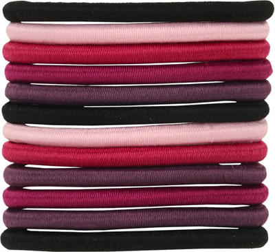 

Franck Provost (France) Medium Elastic Ponytail Hair Rubber Bands (12 pcs) - (Mix-Colour) Rubber Band(Multicolor)