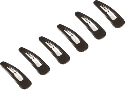 

Franck Provost (France) Tic Tac Snap Hair Clips (6 pcs) - (Black) Tic Tac Clip(Black)