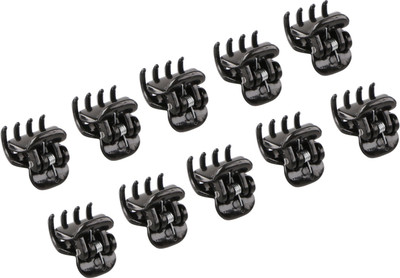 

Franck Provost (France) Mini Butterfly Hair Claw Clips (10 pcs) - (Black) Hair Claw(Black)