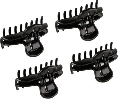 

Franck Provost (France) Mini Butterfly Hair Claw Clips (4 pcs) - (Black) Hair Claw(Black)