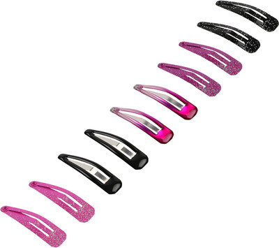 

Princesse Lili (France) Decorated Hair Tic Tac Clips for Girls and Kids (10 pcs) - (Multicolour) Tic Tac Clip(Multicolor)