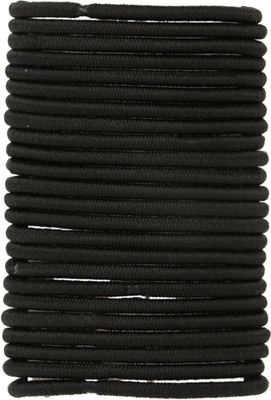 

Franck Provost (France) Thin Elastic Ponytail Hair Rubber Bands (24 pcs) Rubber Band(Black)
