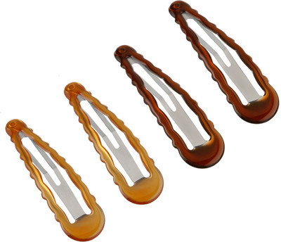 

Franck Provost (France) Tic Tac Snap Hair Clips (4 pcs) - (Mix Colour) Tic Tac Clip(Multicolor)