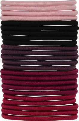 

Franck Provost (France) Thin Elastic Ponytail Hair Rubber Bands (24 pcs) - (Multicolour) Rubber Band(Multicolor)