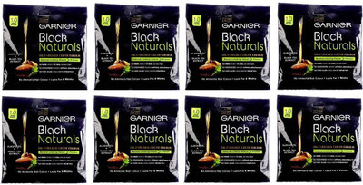 

Garnier Black Naturals Oil-Enriched Cream Hair Color(1.0 Deep Black)