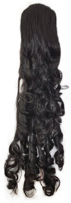 

BOXO Curly Ponytail Extension for Girls and Womens 24 Inches Black (11299) Pack of 1 Hair Extension