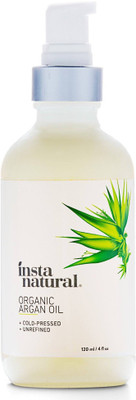 

InstaNatural Organic Argan Oil - for Hair, Face, Skin and Body - 100% Pure and Certified Organic Cold Pressed Argan Oil of Morocco - For Nails, Dry Scalp, Split Ends, Stretch Marks & More - 4 OZ Hair Oil(120 ml)