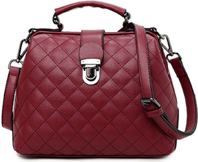 

Tanned Hand-held Bag(Maroon)
