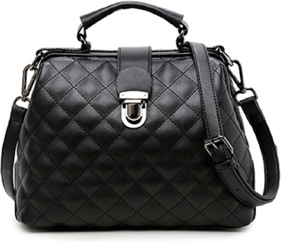 

Tanned Hand-held Bag(Black)
