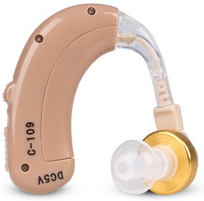 

Axon Hearing Aid ® Original Supreme Quality Rechargeable Mini BTE Hearing Aids Headphone Amplifier Personal Volume Control AXN-C-109-HA Around the Ear Hearing Aid(Beige)