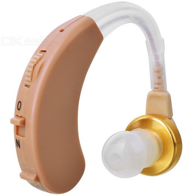 

Axon Hearing Aid ® Original Superior Mini Sound Enhancement Amplifier Hearing Machine Aid AXN-V-163-HA Around the Ear Hearing Aid(Beige)