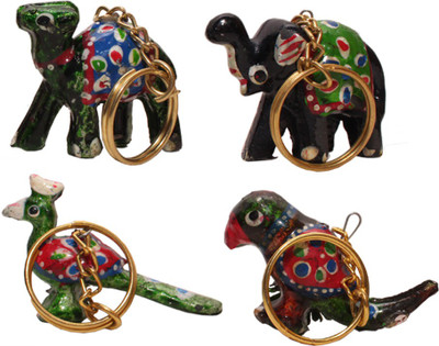 

The Rajasthali 4 Wood Key Chain