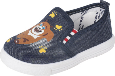 

Yellow Bee Boys Slip on Moccasins(Dark Blue