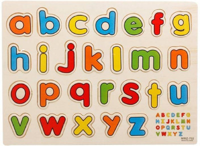 

SHRIBOSSJI Baybee Wooden Puzzles Small Letters.(Multicolor)