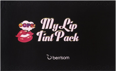 

Berrisom Oops My Lip Tint 6 colours Virgin red, Vivid Scarlet, Sexy Red, Bubble Pink, Pure Pink, Lovely Peach(Pack of: 6, 15 g)