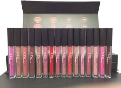 

Glorist Liquid Matte Huda beauty 16 pc set(Pack of 12)