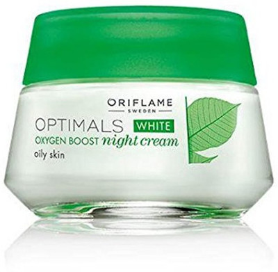 

Oriflame Sweden Optimals White Oxygen Boost Night Cream Oily Skin(50 g)