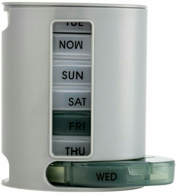 

N-STORE 7 days Pill Pro Organize Pills & Vitamins For Each Day Of Weak Each Day Divided Into 4 Compartments Pill Box(Multicolor)