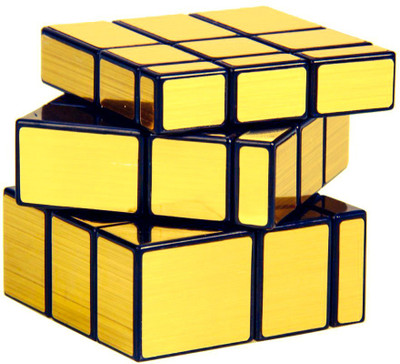 

D ETERNAL Mirror cube 3x3 rubik speed stickerless gold mirror magic rubix cube 3x3 mirror cube brainstorming puzzle game toy(1 Pieces)