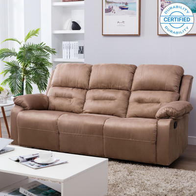 

Perfect Homes by Flipkart Wayne Triple Seater Fabric Recliner(Finish Color - Cream)