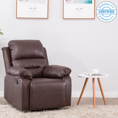 

Perfect Homes by Flipkart Wayne Single Seater Leatherette Recliner(Finish Color - Brown)