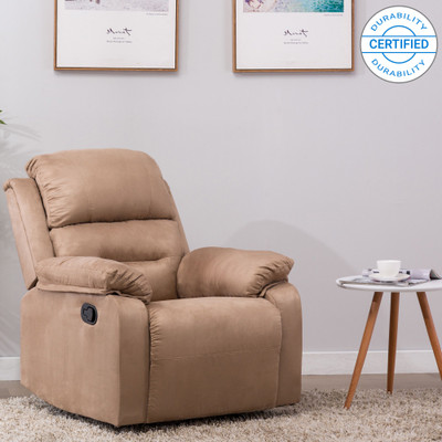 

Perfect Homes by Flipkart Wayne Single Seater Fabric Recliner(Finish Color - Cream)