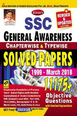 Kiran’s Ssc General Awareness Chapterwise &amp; Typewise Solved Papers 1999 March 2018 English  (Paperback, Kiran Prakashan, Pratiyogita Kiran &amp; KICX)