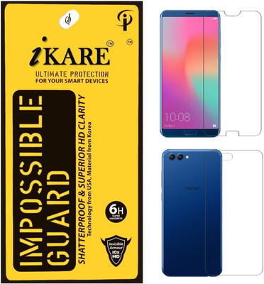 

iKare Front and Back Screen Guard for Honor 10 (AI), Transparent