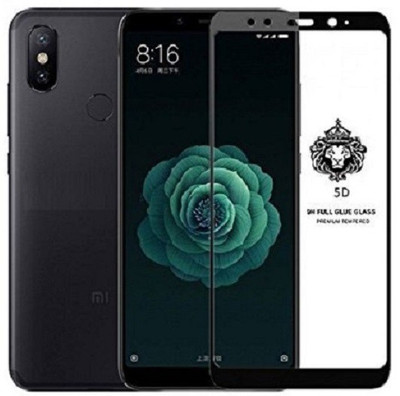 Colorcase Tempered Glass Guard for Mi A2(Pack of 1)